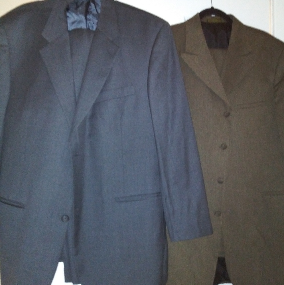 2 Mens Designer 2 piece suit